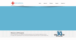Desktop Screenshot of amisurgicals.com
